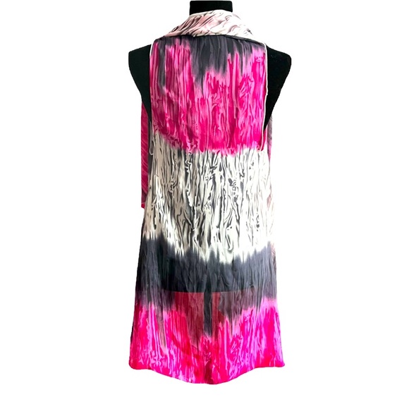 PINK OPEN SHAWL STYLE 101 - Picture 4 of 5